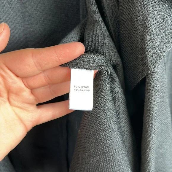 PRICE FIRM!!! St. John Caviar ruffled cardigan sweater - Picture 3 of 5